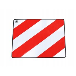 Reflective warning board, left, 400mm 300mm