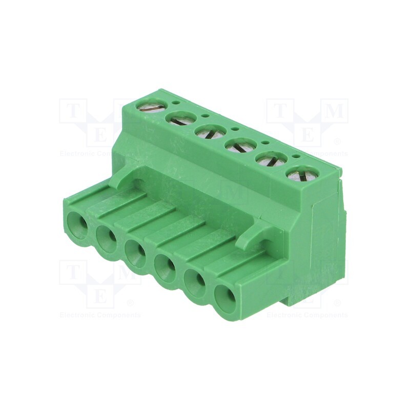 1 pcs x TE Connectivity - 796634-6 - Pluggable terminal block, Contacts ph: 5.08mm, ways: 6, straight