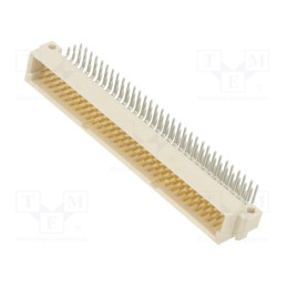 1 pcs x TE Connectivity - 5650473-5 - Socket, DIN 41612, type C, male, PIN: 96, a+b+c, THT, angled 90°