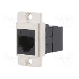 1 pcs x CLIFF - CP30723M - Coupler, DUALSLIM, Cat: 3, Layout: 6p4c, RJ11 socket,both sides