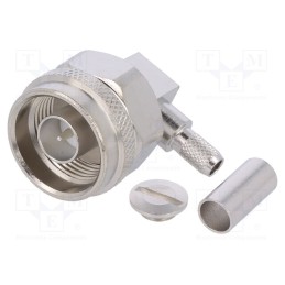 1 pcs x TELEGu00c4RTNER - J01020A0035 - Plug, N, male, angled 90°, 50Ω, B9907,KX15,LMR195,RG141,RG58C/U
