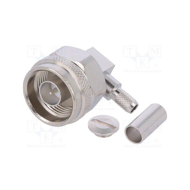1 pcs x TELEGu00c4RTNER - J01020A0035 - Plug, N, male, angled 90°, 50Ω, B9907,KX15,LMR195,RG141,RG58C/U
