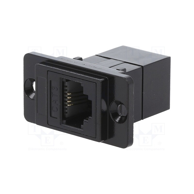 1 pcs x CLIFF - CP30723MB - Coupler, DUALSLIM, Cat: 3, Layout: 6p4c, RJ11 socket,both sides