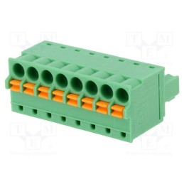 1 pcs x PHOENIX CONTACT - FK-MCP 1,5/ 8-ST-3,81 - 1851106 - Pluggable terminal block, 3.81mm, ways: 8, straight, plug, female