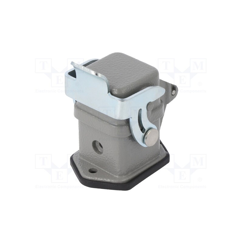 1 pcs x DEGSON ELECTRONICS - D3A-BK-1L-MCV - Enclosure: for HDC connectors, size D3A, with latch, with cover