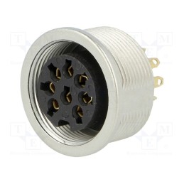 1 pcs x LUMBERG - 0304 08-1 - Connector: M16, socket, female, soldering, PIN: 8, 5A, 60V, IP68