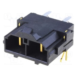 1 pcs x MOLEX - 428202213 - Socket, wire-board, male, Mini-Fit Sr, 10mm, PIN: 2, 50A, THT, 600V