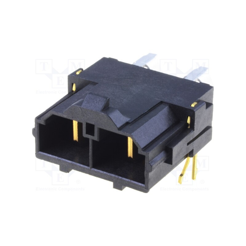 1 pcs x MOLEX - 428202213 - Socket, wire-board, male, Mini-Fit Sr, 10mm, PIN: 2, 50A, THT, 600V