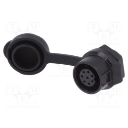 1 pcs x LUTRONIC - 2210 - Connector: circular, socket, size 12, 02, female, PIN: 8, for latch