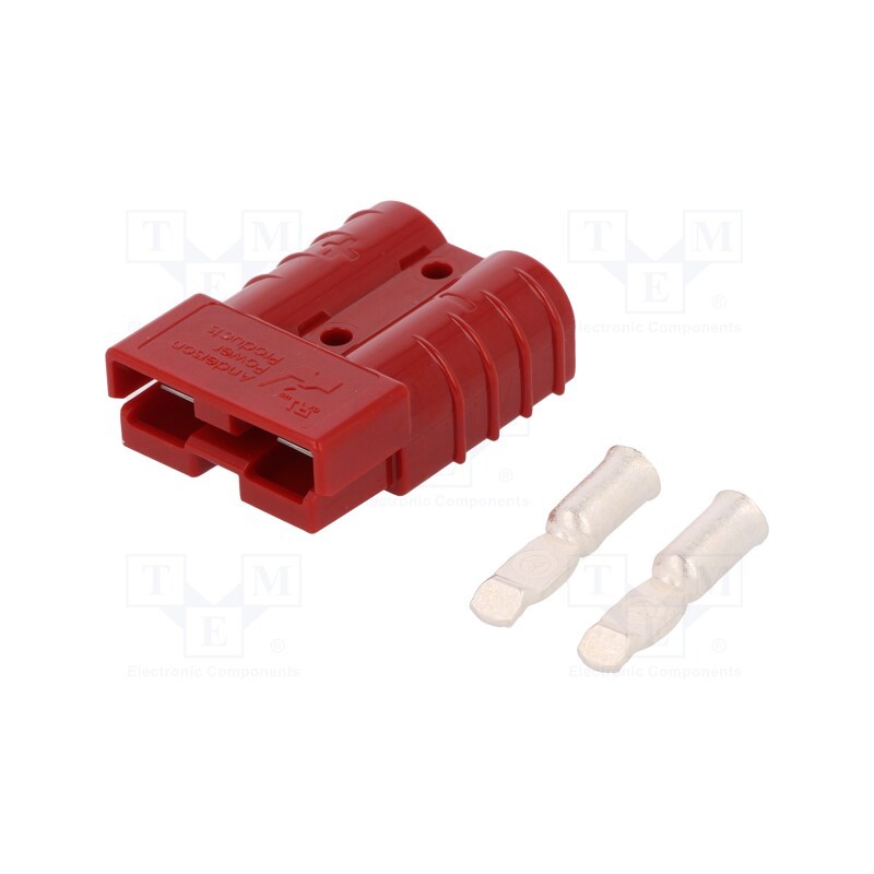 1 pcs x ANDERSON POWER PRODUCTS - 6331G1 - Plug, wire-wire, SB50, hermaphrodite, PIN: 2, for cable, crimped
