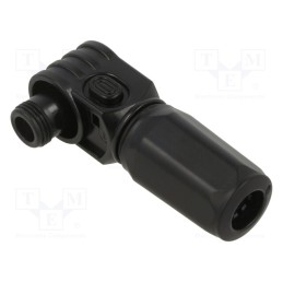 1 pcs x CONNFLY - DS1168-01-120FRBYX - Plug, DC supply, female, PIN: 1, for cable, crimped, black, 1kV, 120A