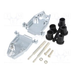 1 pcs x ENCITECH - 2360-0107-12 - Enclosure: for D-Sub connectors, D-Sub 15pin,D-Sub HD 26pin