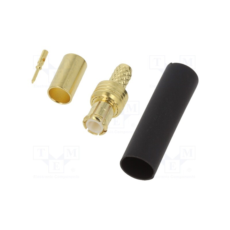 1 pcs x LINX TECHNOLOGIES - CONMCX007 - Plug, MCX, male, straight, 50Ω, RG174, soldering,crimped, for cable