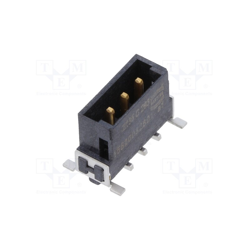1 pcs x HARTING - 15520032601333 - Connector: PCB to PCB, male, PIN: 3, 2.54mm, har-flex® Power, 20A