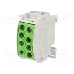1 pcs x SIMET - 81502005 - Splice terminal: distribution block, 35mm2, ways: 1, terminals: 4