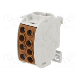 1 pcs x SIMET - 81502015 - Splice terminal: distribution block, 35mm2, ways: 1, terminals: 4