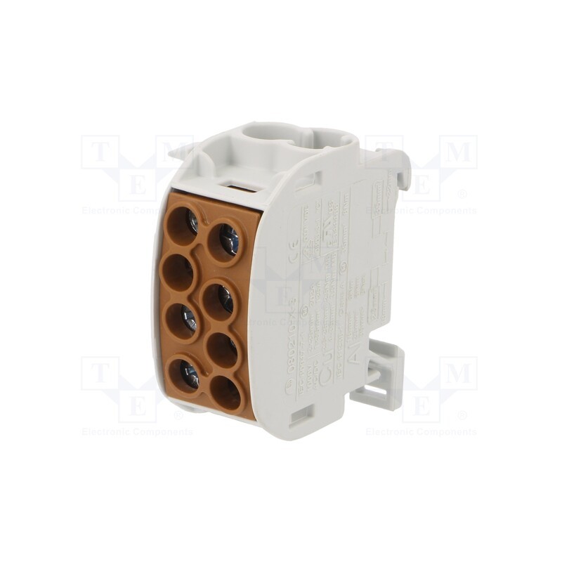1 pcs x SIMET - 81502015 - Splice terminal: distribution block, 35mm2, ways: 1, terminals: 4