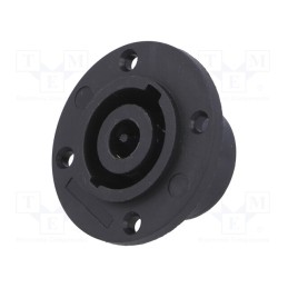 1 pcs x CLIFF - FM1285 - Socket, loudspeaker, male, round,with flange, PIN: 8, CLIFFCON S