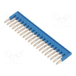 1 pcs x PHOENIX CONTACT - 3213138 - Comb bridge, ways: 20, blue, Width: 3.5mm, UL94V-0