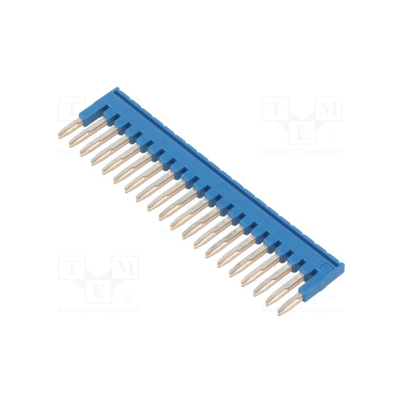 1 pcs x PHOENIX CONTACT - 3213138 - Comb bridge, ways: 20, blue, Width: 3.5mm, UL94V-0