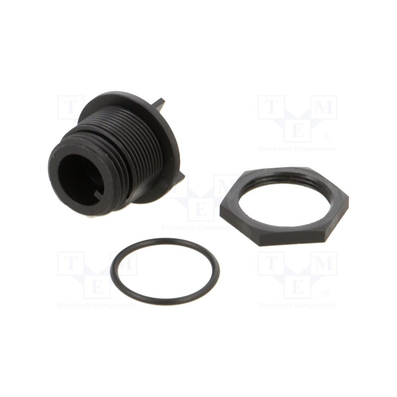 1 pcs x BULGIN - PX0413/03P - Connector: circular, socket, male, PIN: 3, w/o contacts, IP68, 250V