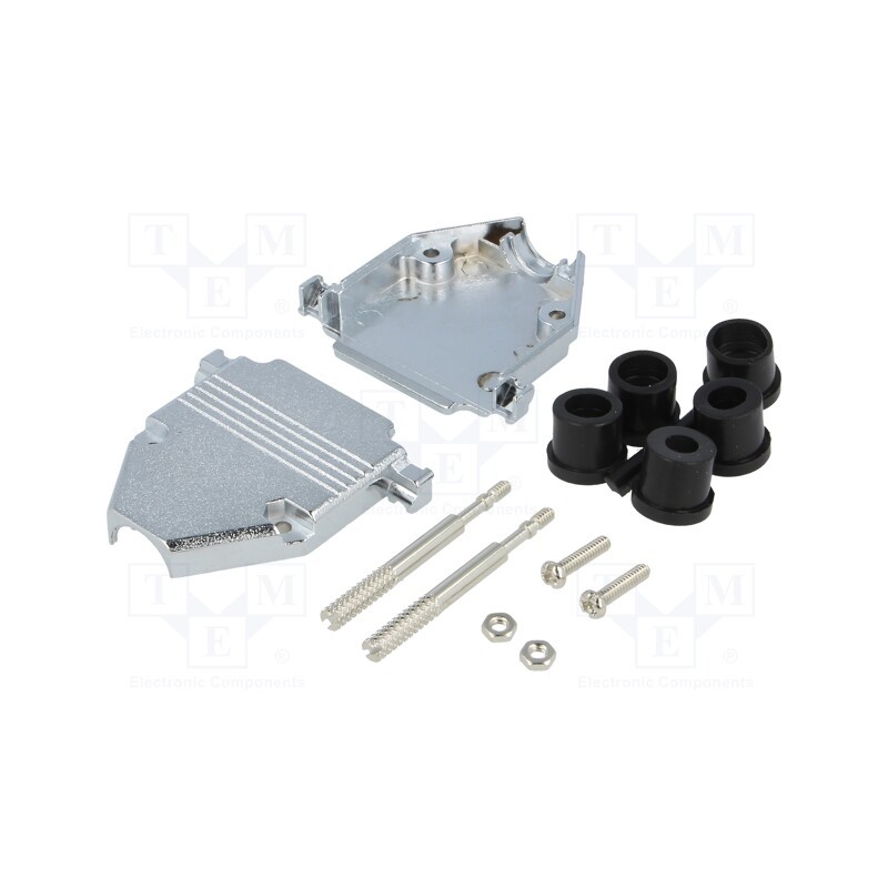 1 pcs x ENCITECH - 2360-0107-13 - Enclosure: for D-Sub connectors, D-Sub 25pin,D-Sub HD 44pin