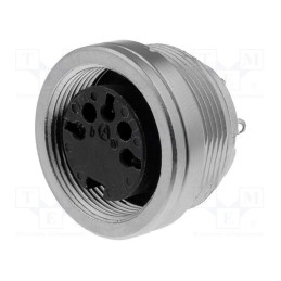 1 pcs x AMPHENOL - C09131N0031002U - Connector: M16, socket, female, soldering, PIN: 3, 5A, 300V, 0.5mm2