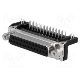 1 pcs x HARTING - 9663526613 - D-Sub, PIN: 25, socket, female, angled 90°, THT, UNC 4-40