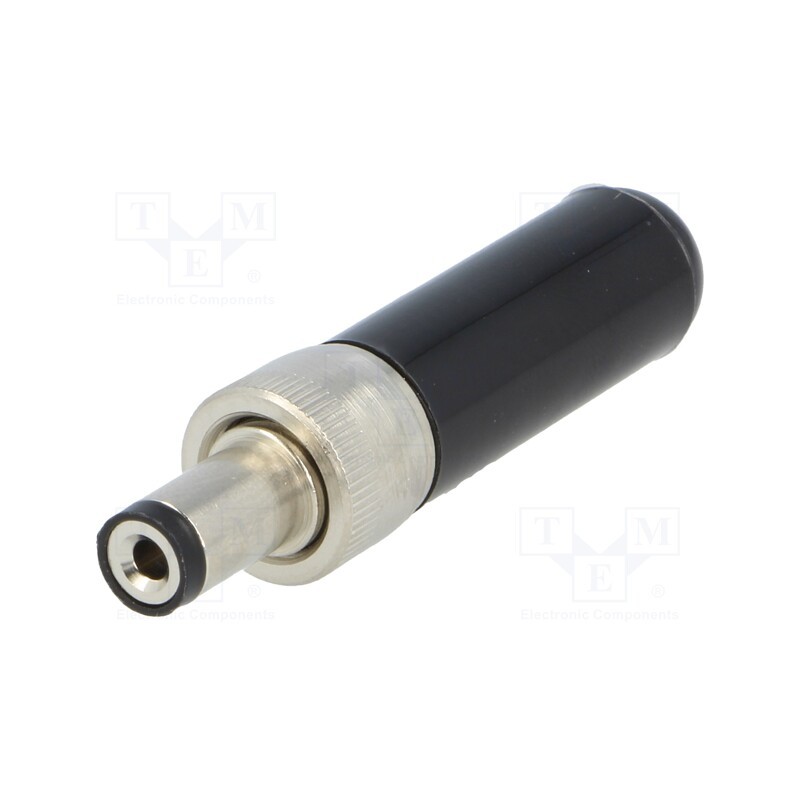 1 pcs x SWITCHCRAFT - S760K - Plug, DC supply, female, 5.5/2.1mm, 5.5mm, 2.1mm, for cable, 5A