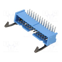 1 pcs x TE Connectivity - 2-1761607-9 - Socket, IDC, male, PIN: 26, angled 90°, snapped-in, THT, gold-plated