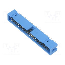 1 pcs x TE Connectivity - 3-1761603-3 - Socket, IDC, male, PIN: 40, angled 90°, snapped-in, THT, gold-plated