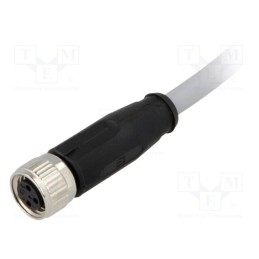 1 pcs x HARTING - 21348100380010 - Connector: M8, female, PIN: 3, straight, with lead, plug, 1m, PVC