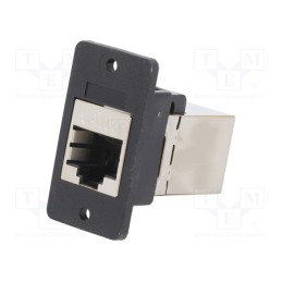1 pcs x CLIFF - CP30620SX - Coupler, SLIM, Cat: 5e, shielded, Layout: 8p8c, 29mm, Mat: plastic