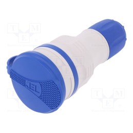 1 pcs x PLASTROL - W-97979 - Connector: AC supply, female, socket, 2P+PE, 250VAC, 16A, for cable