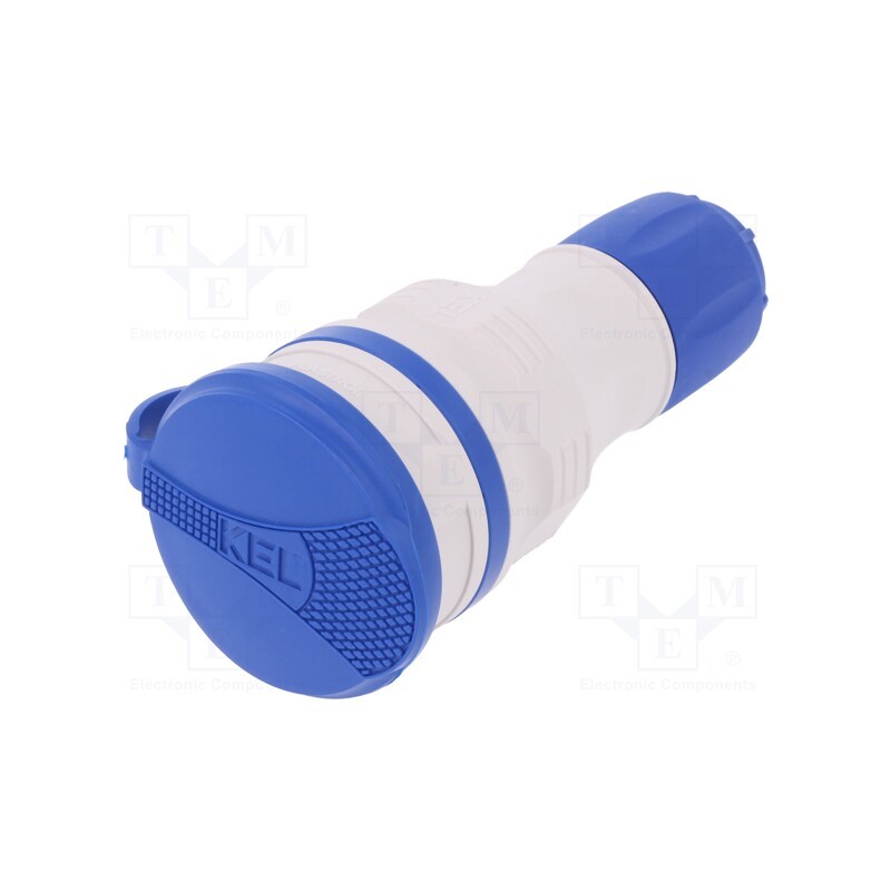 1 pcs x PLASTROL - W-97979 - Connector: AC supply, female, socket, 2P+PE, 250VAC, 16A, for cable