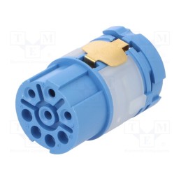1 pcs x HUMMEL - 7084943102 - Connector: M23, contact insert, PIN: 8(4+4), female, for cable