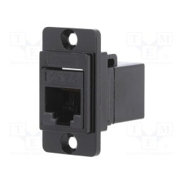 1 pcs x CLIFF - CP30722MB - Coupler, DUALSLIM, Cat: 6, Layout: 8p8c, RJ45 socket,both sides