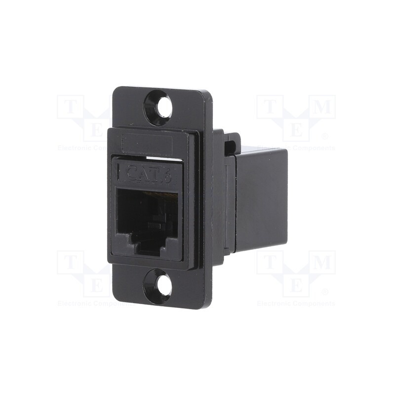 1 pcs x CLIFF - CP30722MB - Coupler, DUALSLIM, Cat: 6, Layout: 8p8c, RJ45 socket,both sides
