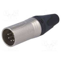 1 pcs x NEUTRIK - NC5MXX - Plug, XLR, male, PIN: 5, straight, for cable, soldering, 7.5A, 18AWG