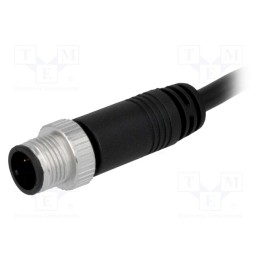 1 pcs x AMPHENOL LTW - M12A-03BMMM-SL8D01 - Plug, M12, PIN: 3, male, A code-DeviceNet / CANopen, 1m, IP68,IP69K