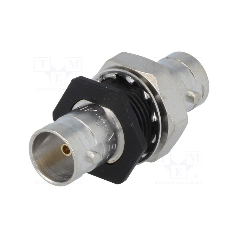 1 pcs x NEUTRIK - NBB75FI - Coupler, BNC socket,both sides, shielded, 75Ω, gold-plated