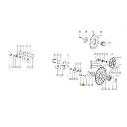 Claas header clutch spring 616195 0 yg