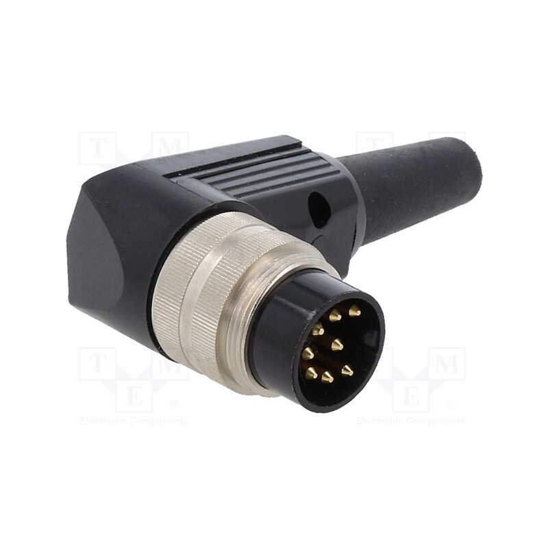 1 pcs x LUMBERG - WSV 80 - Connector: M16, plug, male, soldering, for cable, PIN: 8, 5A, 60V