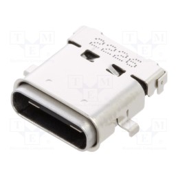 1 pcs x LUMBERG - 01/01/2434 - Socket, USB C, on PCBs, SMT,THT, PIN: 24, angled 90°, USB 3.1