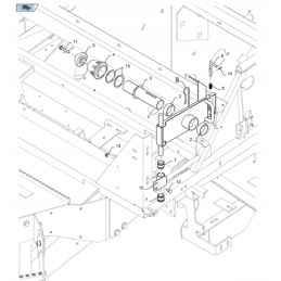 Cotter pin 26mm from x 118 5mm l new holland 86601285