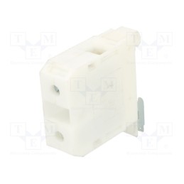 1 pcs x POKu00d3J - A11-1632 - Splice terminal: rail, 4÷35mm2, ways: 1, terminals: 2, white, TS35