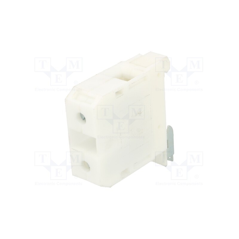 1 pcs x POKu00d3J - A11-1632 - Splice terminal: rail, 4÷35mm2, ways: 1, terminals: 2, white, TS35