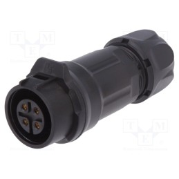 1 pcs x LUTRONIC - 2220 - Connector: circular, plug, size 16, 02, female, PIN: 4, for latch