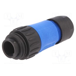 1 pcs x AMPHENOL - C01610H00601010 - Connector: circular, plug, for cable, PIN: 7, male, w/o contacts