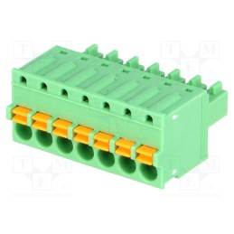 1 pcs x PHOENIX CONTACT - FK-MCP 1,5/ 7-ST-3,81 1851096 - Pluggable terminal block, 3.81mm, ways: 7, straight, plug, female